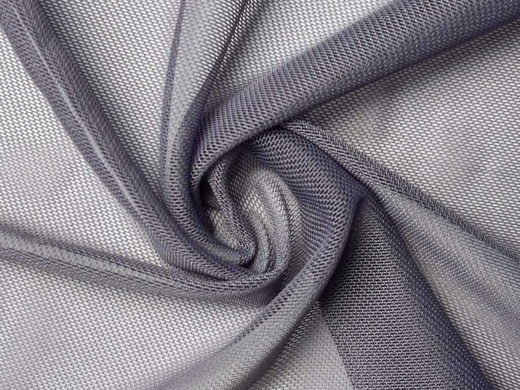 Сетка стрейч Серая PES/LY 95/5 75 - фото 1
